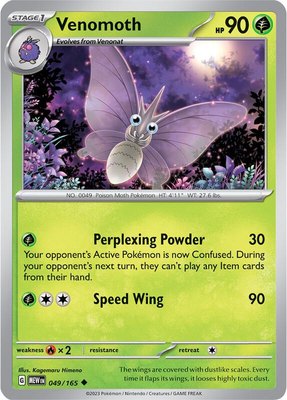 Venomoth, Scarlet & Violet 151
