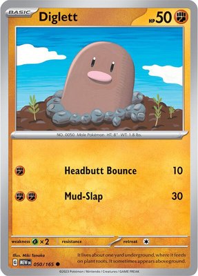 Diglett, Scarlet & Violet 151