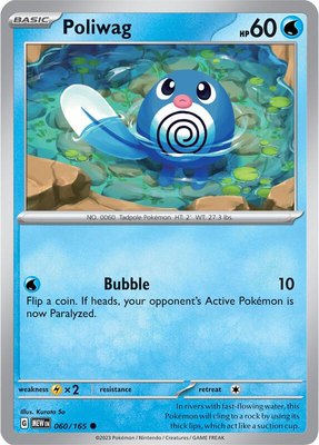 Poliwag, Scarlet & Violet 151