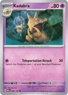 Kadabra, Scarlet & Violet 151
