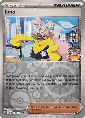 Iono (Regional Championships), League & Championship Cards