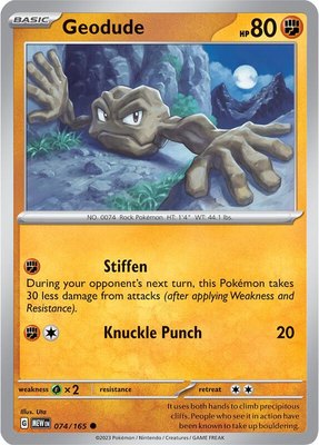 Geodude, Scarlet & Violet 151