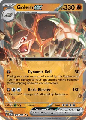 Golem ex, Scarlet & Violet 151