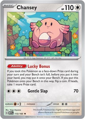 Chansey, Scarlet & Violet 151