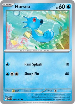 Horsea, Scarlet & Violet 151
