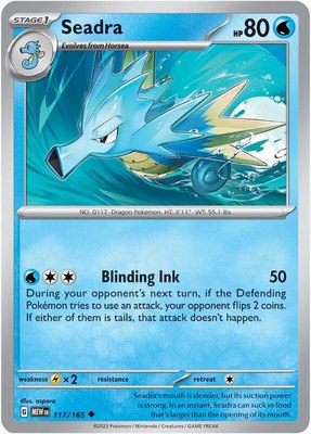 Seadra, Scarlet & Violet 151