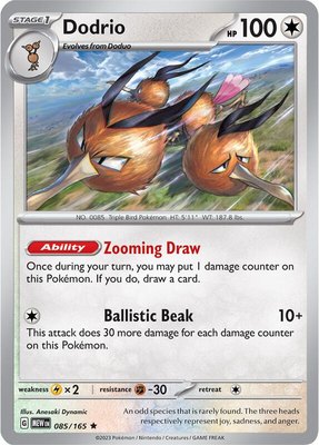 Dodrio, Scarlet & Violet 151
