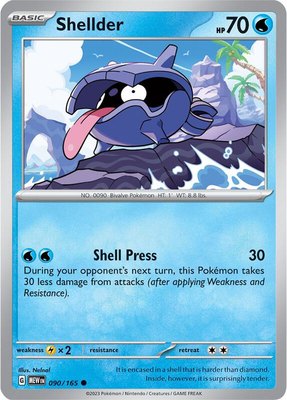 Shellder, Scarlet & Violet 151