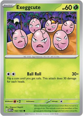Exeggcute, Scarlet & Violet 151