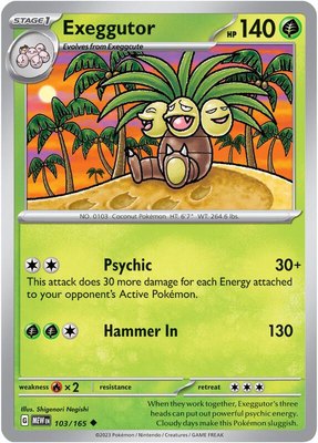 Exeggutor, Scarlet & Violet 151