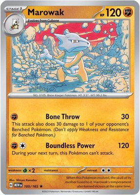 Marowak, Scarlet & Violet 151