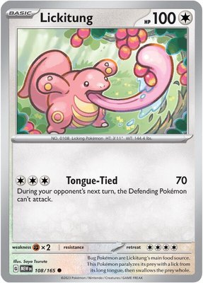 Lickitung, Scarlet & Violet 151