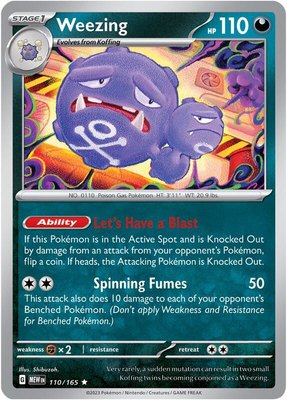 Weezing, Scarlet & Violet 151