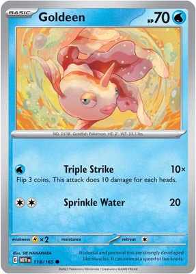 Goldeen, Scarlet & Violet 151