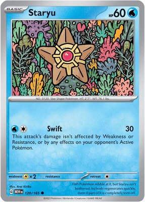 Staryu, Scarlet & Violet 151