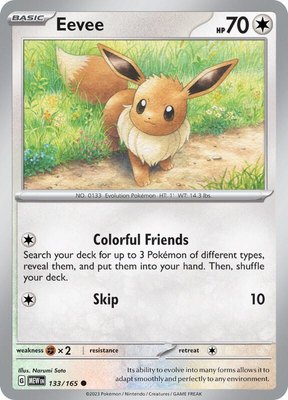 Eevee, Scarlet & Violet 151