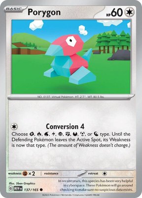 Porygon, Scarlet & Violet 151