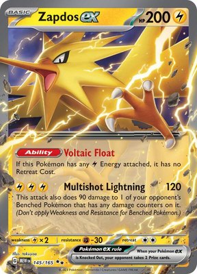 Zapdos ex, Scarlet & Violet 151