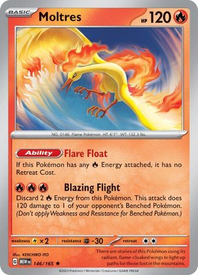 Moltres, Scarlet & Violet 151