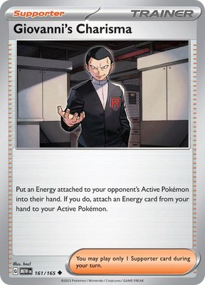Giovanni's Charisma, Scarlet & Violet 151
