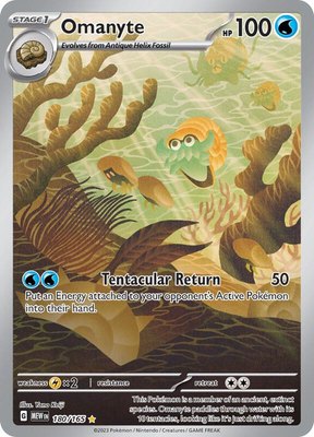 Omanyte, Scarlet & Violet 151