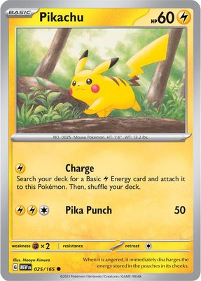Pikachu, Scarlet & Violet 151