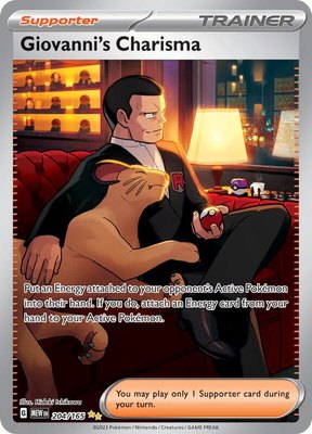 Giovanni's Charisma, Scarlet & Violet 151