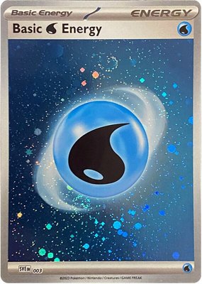Basic Water Energy (Cosmos Holo), Scarlet & Violet Energies