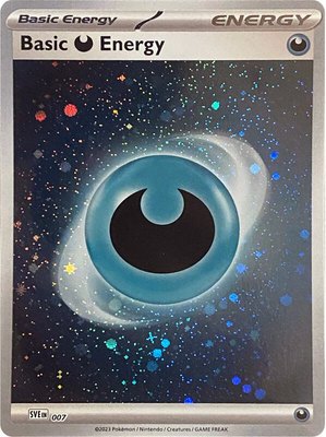 Basic Darkness Energy (Cosmos Holo), Scarlet & Violet Energies