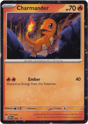 Charmander (Cosmos Holo), Scarlet & Violet Promo Cards
