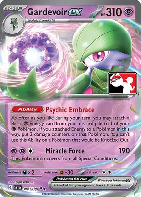 Gardevoir ex, Prize Pack Series Cards