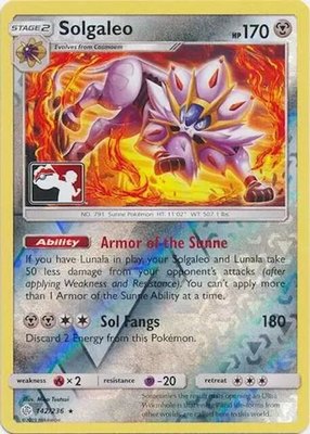 Solgaleo, League & Championship Cards