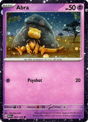 Abra (Cosmos Holo), Miscellaneous Cards & Products
