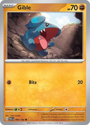 Gible, Paradox Rift
