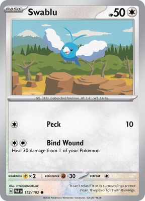 Swablu, Paradox Rift