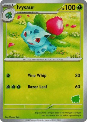 Ivysaur, My First Battle