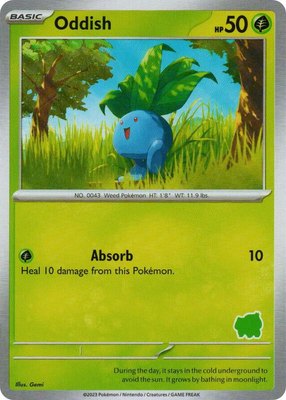 Oddish, My First Battle