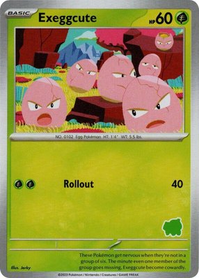 Exeggcute, My First Battle