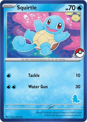 Squirtle (Blue Border), My First Battle
