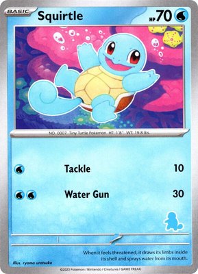 Squirtle, My First Battle