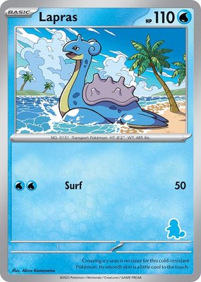 Lapras, My First Battle