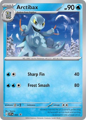 Arctibax, Scarlet & Violet Promo Cards