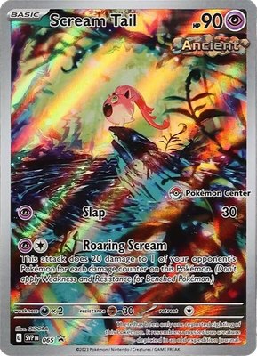 Scream Tail (Pokemon Center Exclusive), Scarlet & Violet Promo Cards