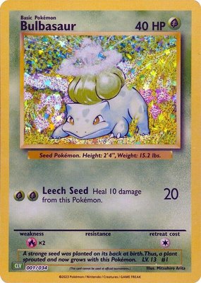 Bulbasaur, Trading Card Game Classic