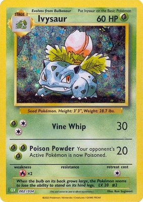 Ivysaur, Trading Card Game Classic
