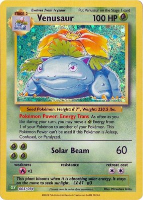Venusaur, Trading Card Game Classic