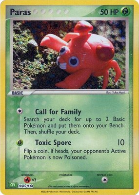 Paras, Trading Card Game Classic