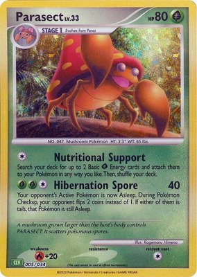 Parasect, Trading Card Game Classic