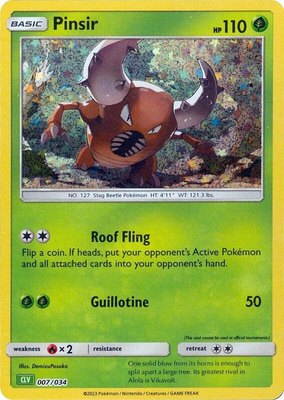 Pinsir, Trading Card Game Classic