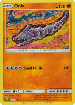 Onix, Trading Card Game Classic